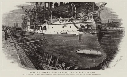 Brittiska kajer och kolningsstationer utomlands